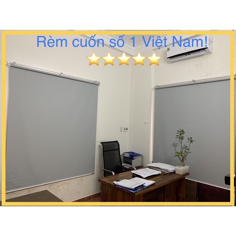 Rèm che nắng cửa sổ chất lượng cao. Màn sáo cuốn trơn làm theo Kích thước yêu cầu.
