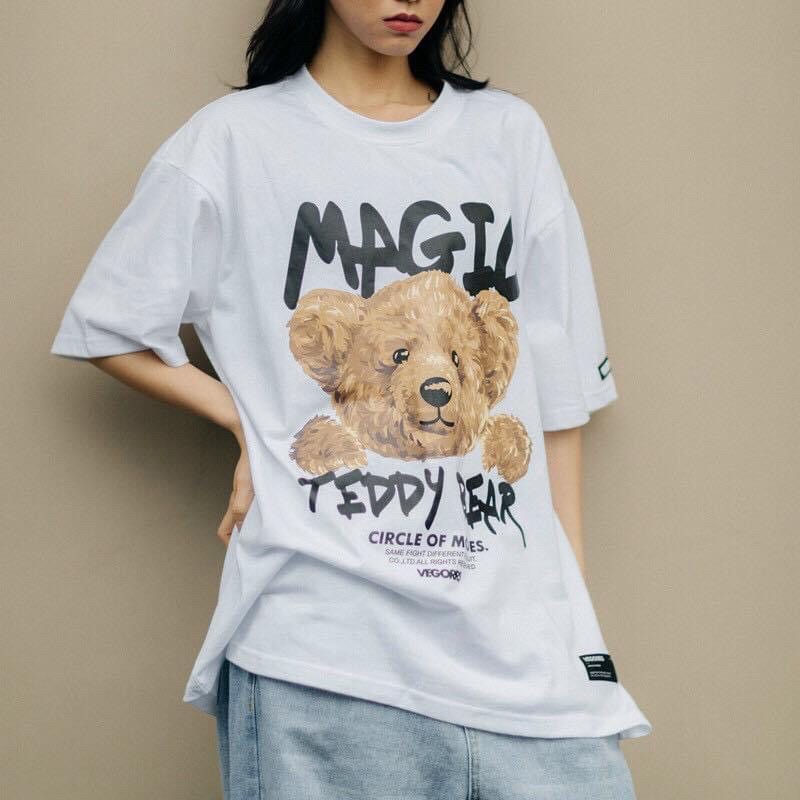 Áo Phông Áo Thun Gấu Nam Nữ Tay Lỡ Oversize(45-70kg)  100% Cotton Co Dãn 4 Chiều ⚡15 Mẫu⚡ Siêu Chất | BigBuy360 - bigbuy360.vn