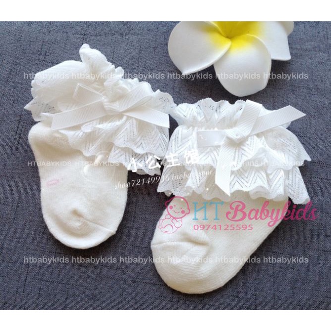 [Chọn Màu] Tất Sơ Sinh/Tất Đùi Cotton Giữ Ấm Đầu Gối Cho Bé Siêu Yêu