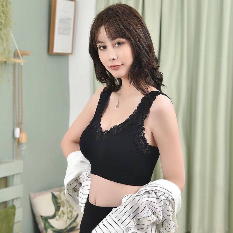 ☀ Indoland ☀ Áo ngực thể thao viền ren B052 | BigBuy360 - bigbuy360.vn