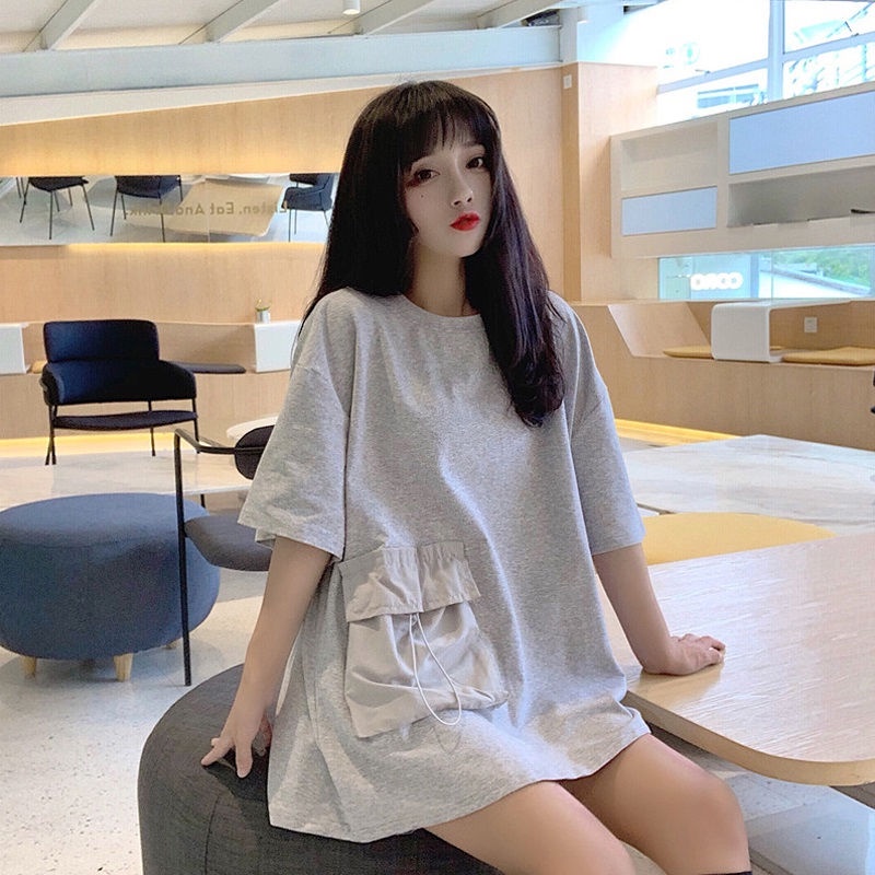 Áo Thun Tay Ngắn Dáng Rộng Phong Cách Hàn Quốc Thời Trang Mùa Hè Mới Cho Nữ