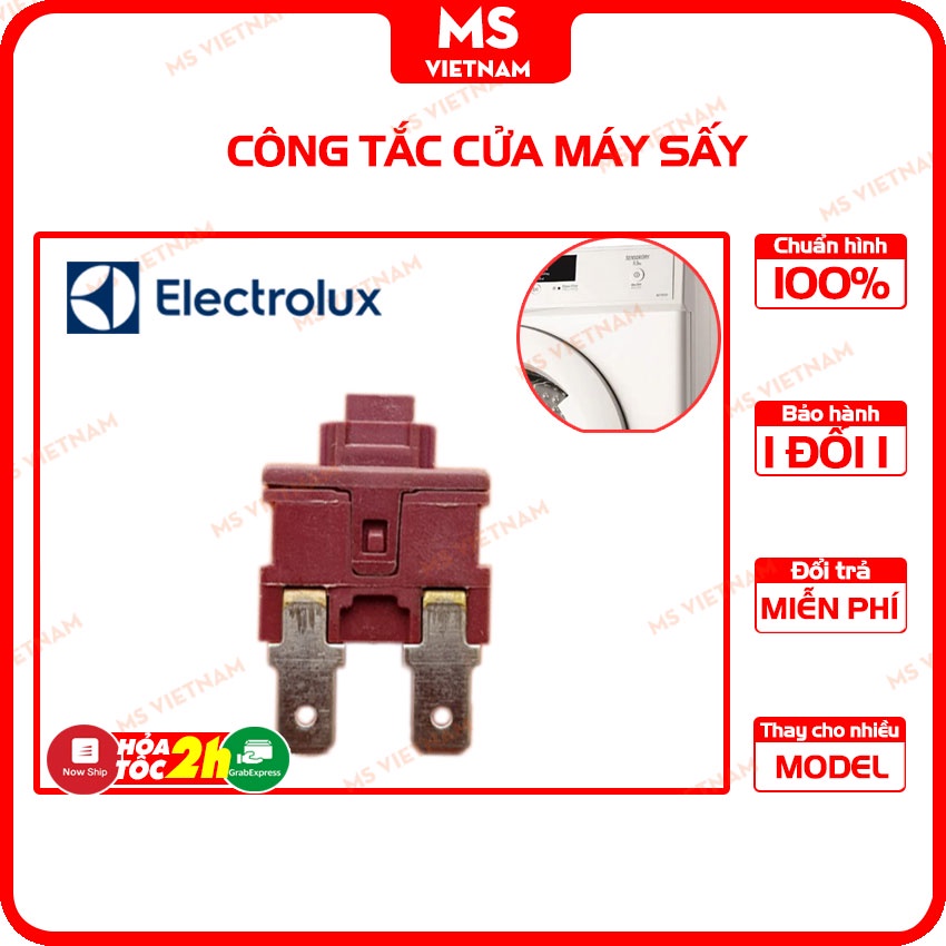 Công tắc nguồn máy sấy Electrolux 6-8kg EDV605, 705, 7552, 7551, 6051 - MS Vietnam