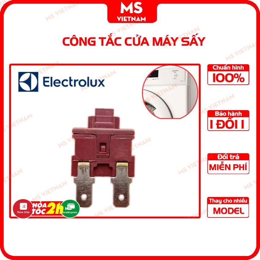 Công Tắc Nguồn Máy Sấy Electrolux 6-8kg EDV605, 705, 7552, 7551, 6051 - MS Vietnam Plus