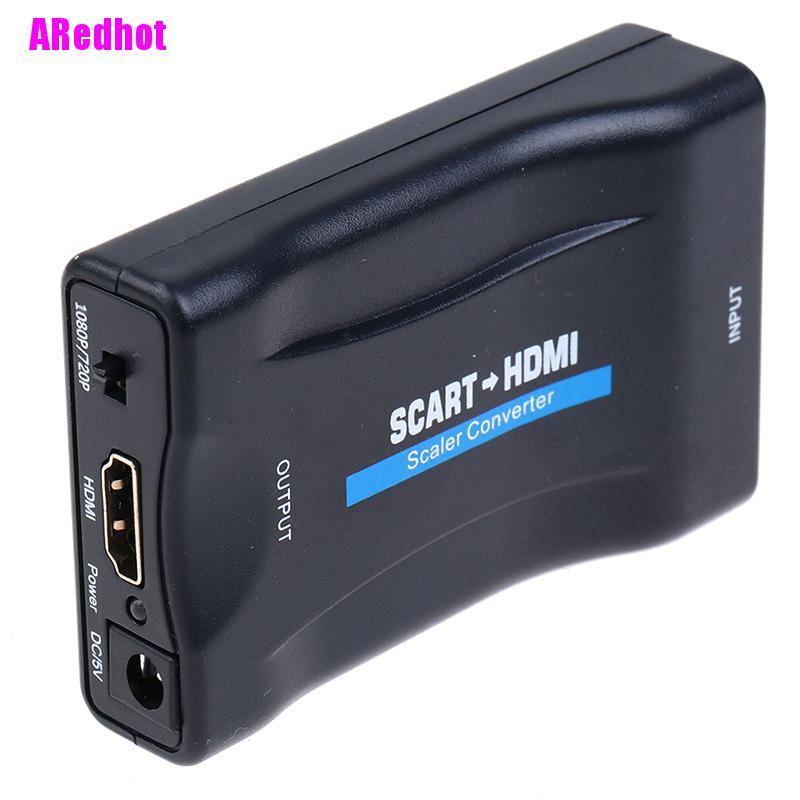 Bộ Chuyển Đổi Âm Thanh 1080p Scart Sang Hdmi Dành Cho Hdtv Sky Box Stb