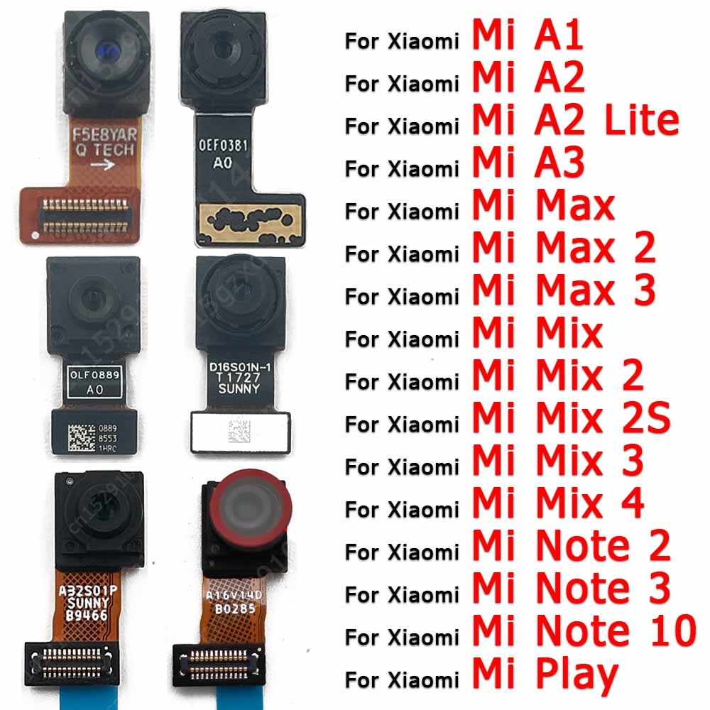 Mô Đun Camera Trước Cho Điện Thoại Xiaomi Mi A1 A2 Lite A3 Max 2 Mix 2S Note 10 Pro Play