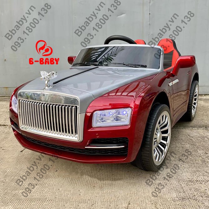 Xe Ô Tô Điện Siêu Xe Rolls Royce BJQ-819 [Bản Cao Cấp Ghế Da + Sơn Tỉnh Điện ]