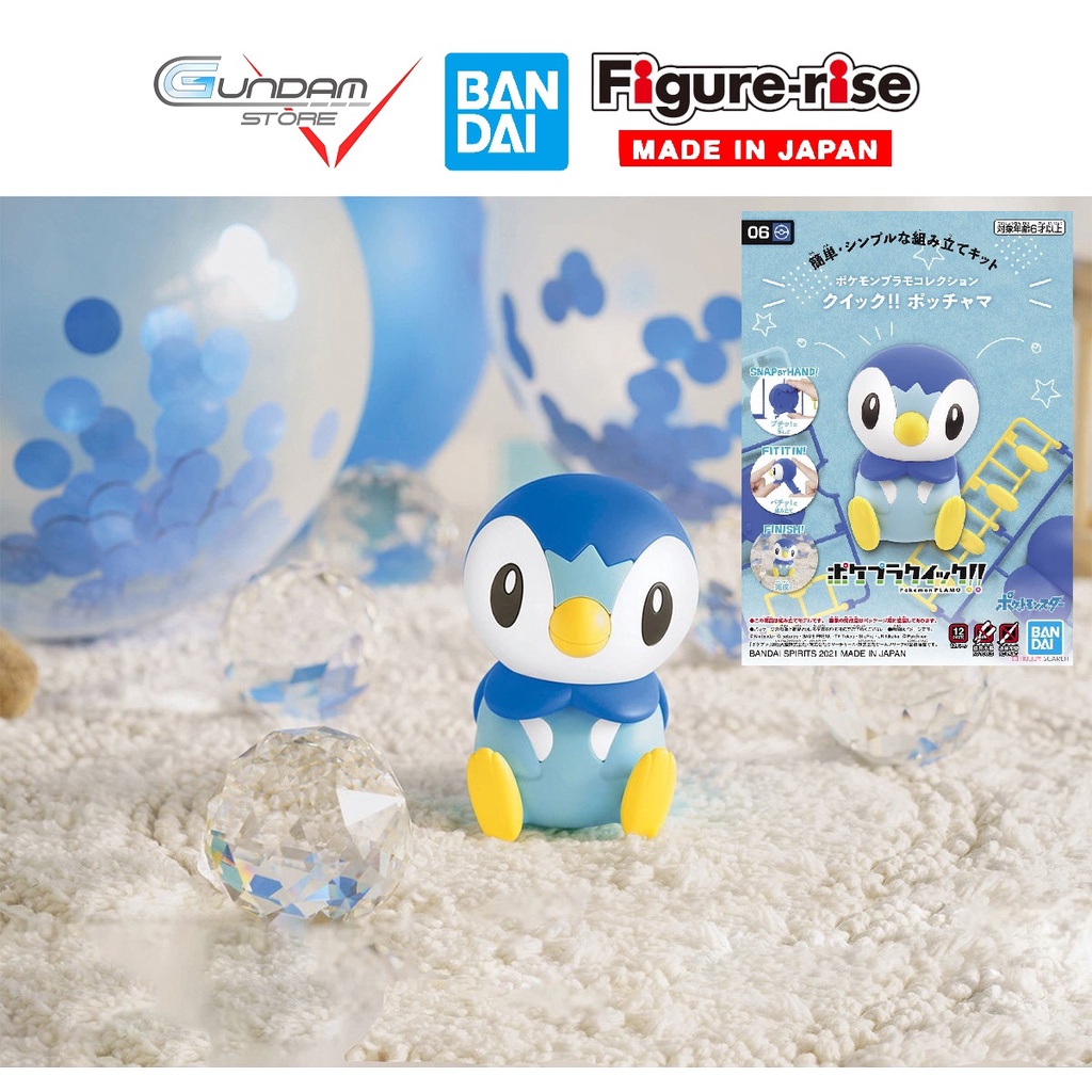 Mô Hình Lắp Ráp Pokemon PIPLUP Collection Quick 06 Pokepla Figure Rise Standard Đồ Chơi Anime Nhật