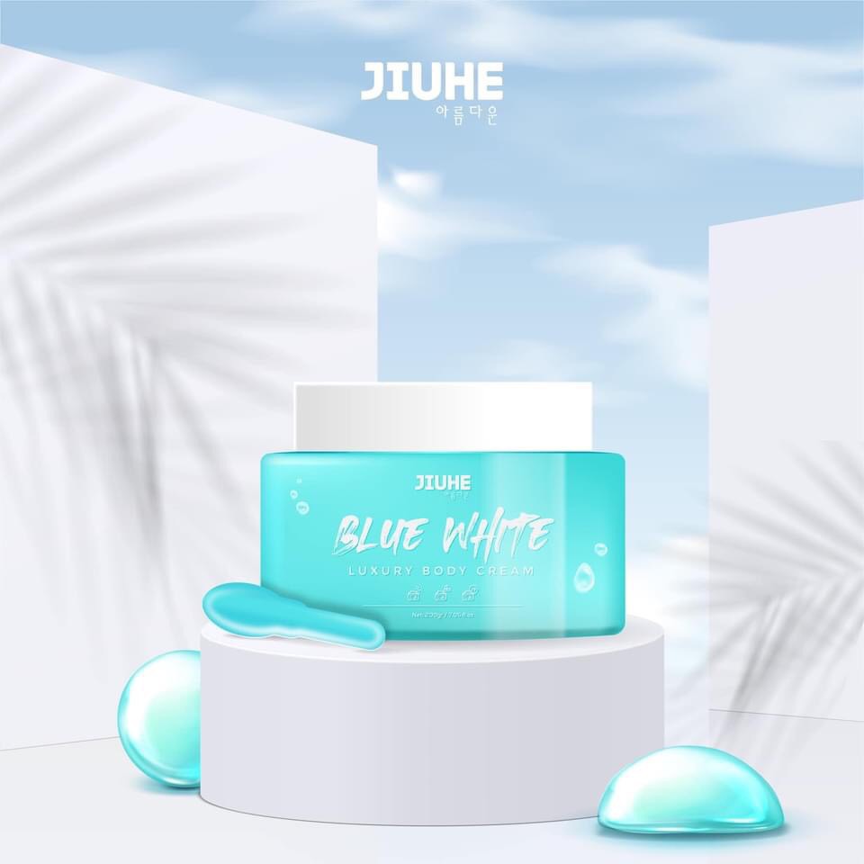 KEM DƯỠNG DA BLUE WHITE JIUHE DƯỠNG ẨM GIỮ DA LUÔN MỀM MỊN ( CHÍNH HÃNG )