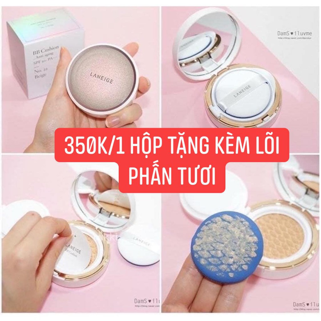 Phấn nước Laneige kèm lõi