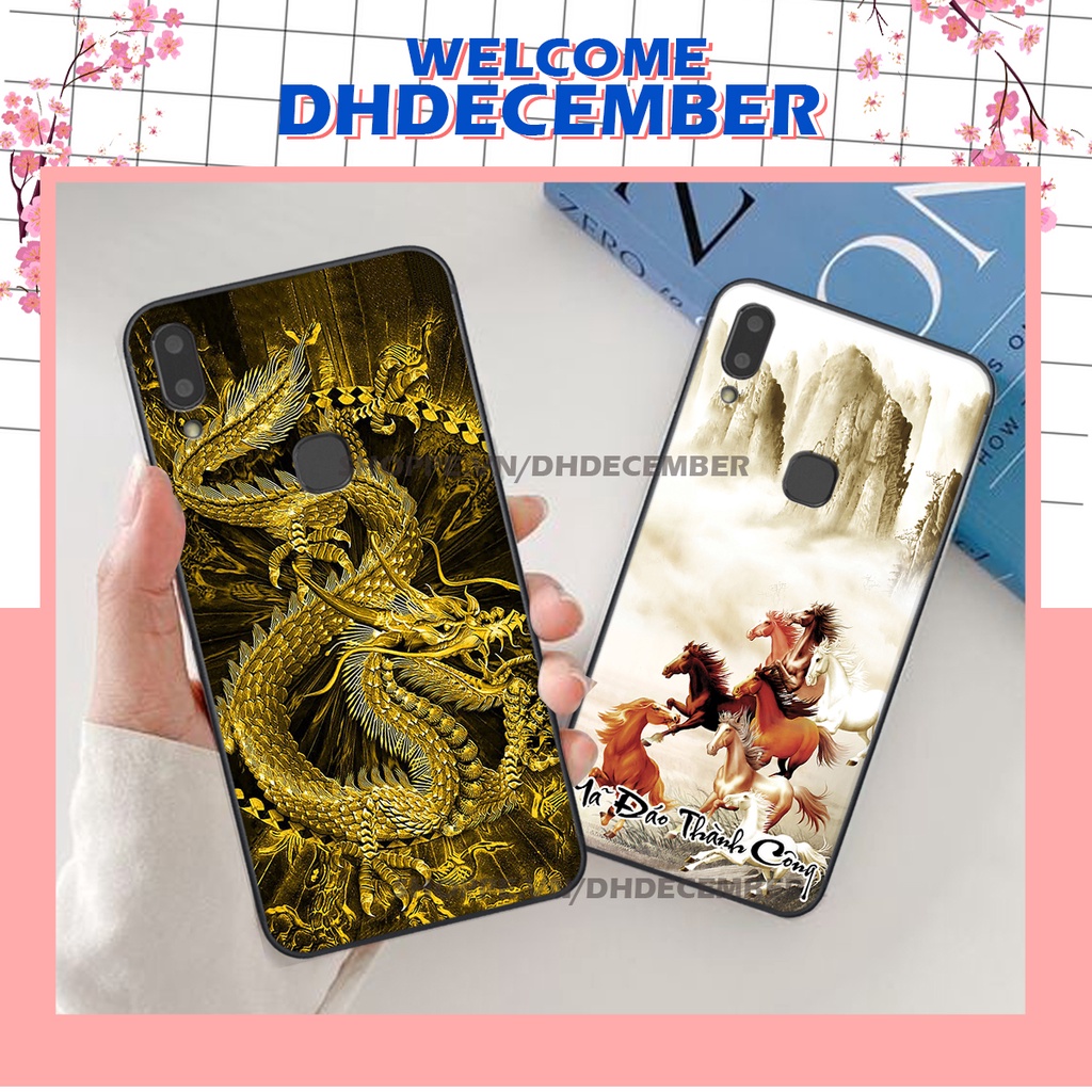 Ốp lưng Vivo V9 / V9 YOUTH in hình thư pháp tâm an vạn sự an ,mã đáo thành công SIÊU CHẤT