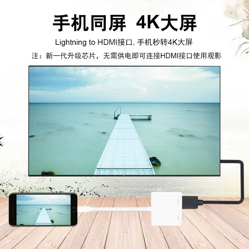 Apple Dây Cáp Chuyển Đổi Cổng Hdmi Tv Hd Cho Ipad Pro 11 New Ipad 9.7 Air Mini2 3 4