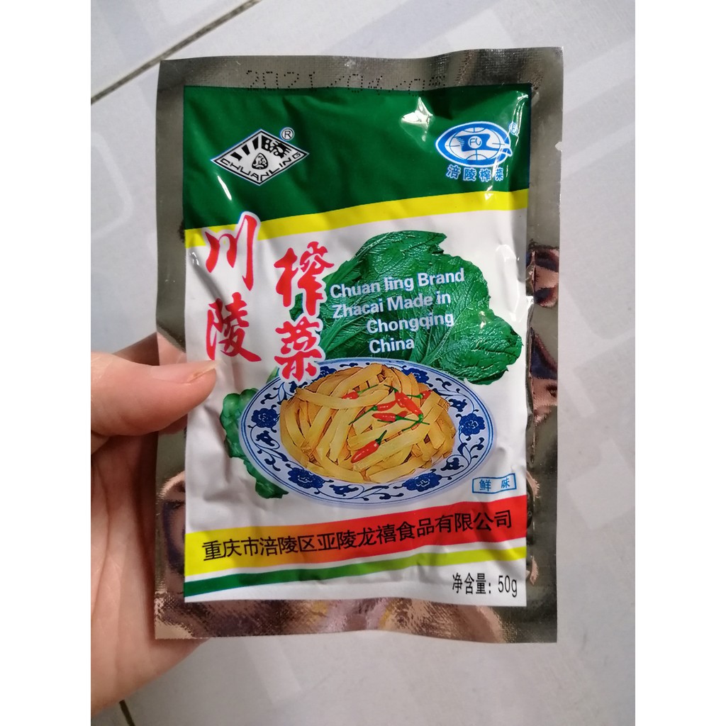 Cải muối - Cải Tứ Xuyên CHUANLING gói - sợi giòn 50g