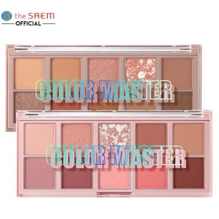 Bảng Phấn Mắt 10 Màu Siêu Xinh The Saem Color Master Shadow Palette 9g