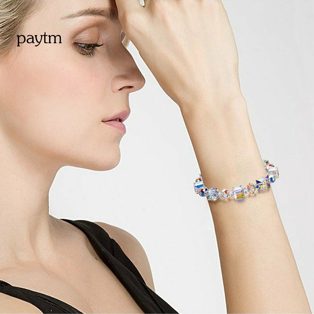 Vòng tay phối hạt thiết kế thanh lịch cho nữ | BigBuy360 - bigbuy360.vn