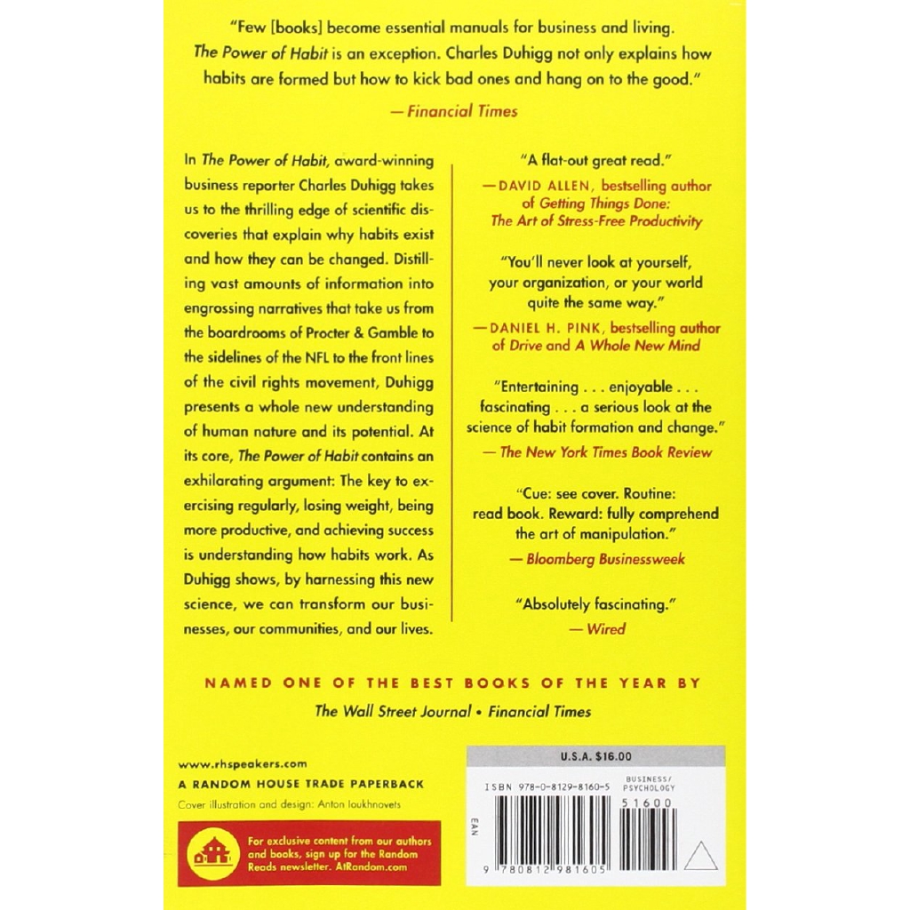 Sách - The Power of Habit: Why We Do What We Do in Life and Business