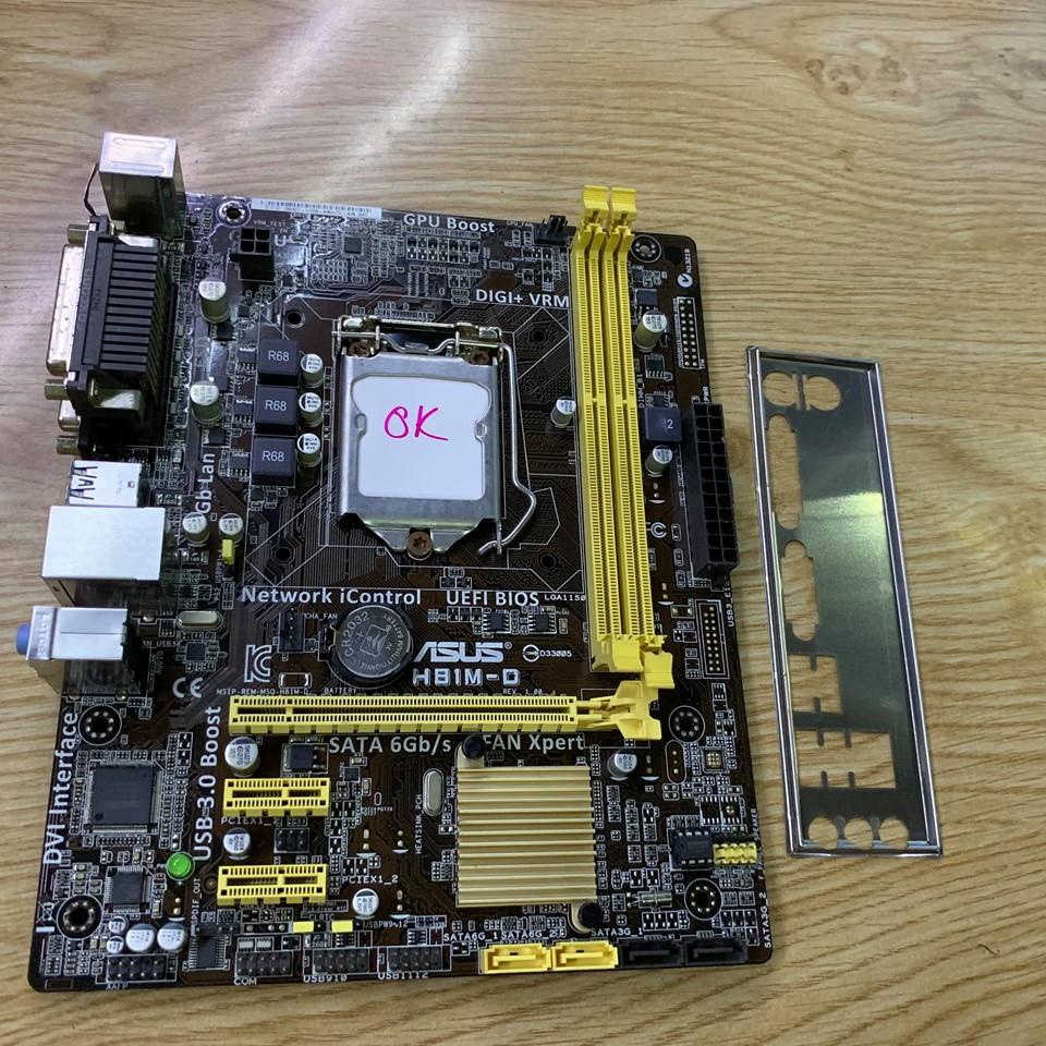 Bo mạch chủ  H81 asus socket 1150 hàng zin , bảo hành 1 tháng.