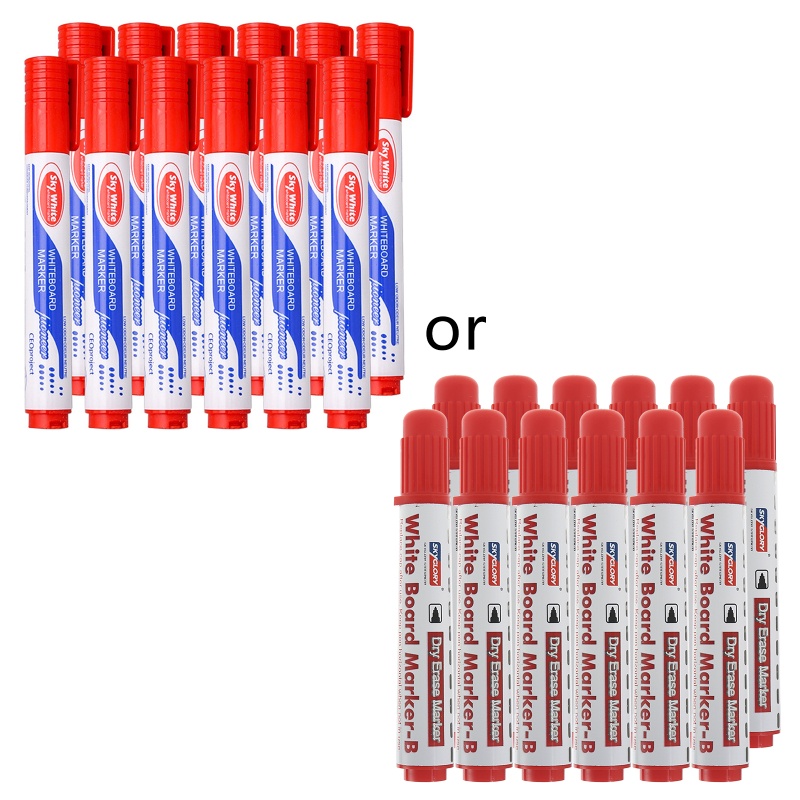 Set 12 Bút Lông Viết Bảng Không Độc Hại Có Thể Xóa Được