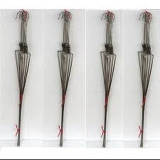 Set 10 móc inox 3 chân treo lan dài 1,2m