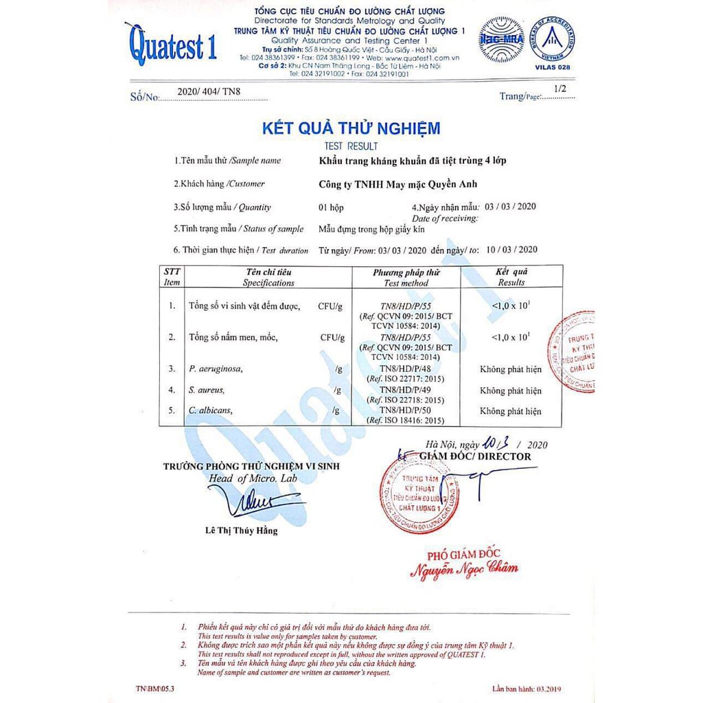 Gói 10 khẩu trang y tế KF94 4D cao cấp hàng chính hãng QUYỀN ANH