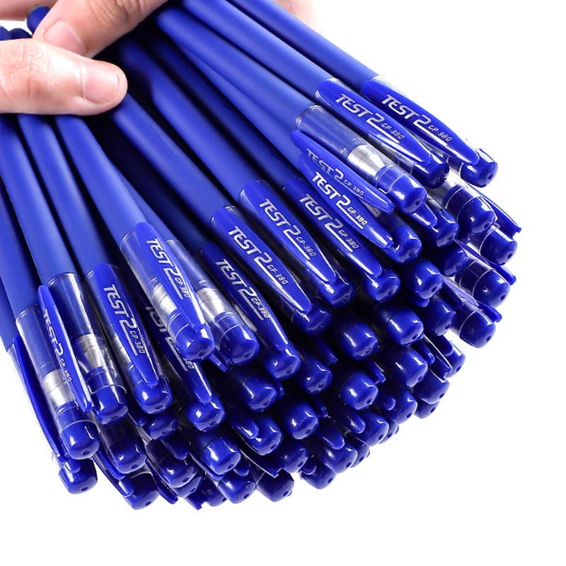 Set 10 Bút Bi Mực Đen Kiểu Dáng Dễ Thương