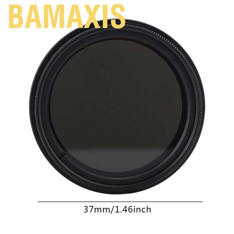 Bamaxis 37 mm ND lens filter  aluminum alloy ND2‑400 adjustable optical glass for Canon/for Nikon/for Sony/for Pentax/for Olympus/for Fuji