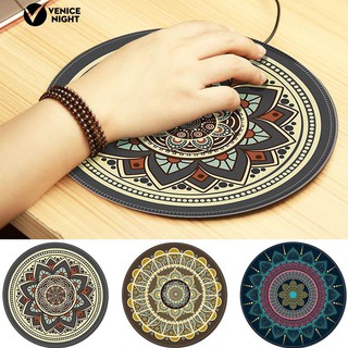 Tấm Lót Chuột Máy Tính Hình Tròn Họa Tiết 3D Độc Đáo