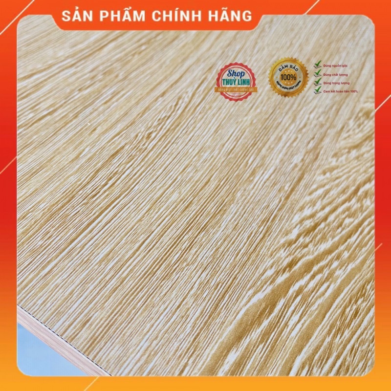 Tấm Gỗ MDF Cỡ Vuông 60x60cm Đã Bo Góc và Dán viền Hoàn Thiện 3 màu Đen, Vân Gỗ, Trắng