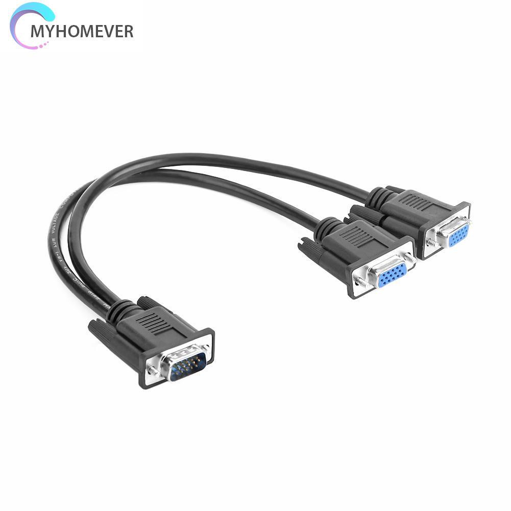 Dây Cáp Chia Cổng Vga 1 Sang 2 Cho Màn Hình Máy Tính