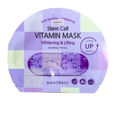 Mặt nạ dưỡng sáng da Banobagi Stem Cell Vitamin Mask  - Caro