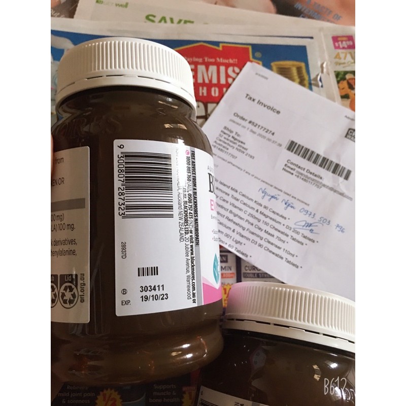 Tinh Dầu Hoa Anh Thảo Blackmores Evening Primrose Oil 190 viên, bổ sung nội tiết | Thế Giới Skin Care