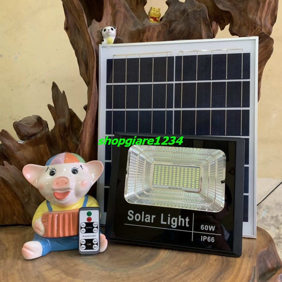 (Công suất thực) Đèn pha năng lượng mặt trời 100W-60W-40W-25W