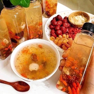 Set Chè dưỡng nhan 13 vị - đông trùng hạ thảo -500gr nấu khoảng 12 chai