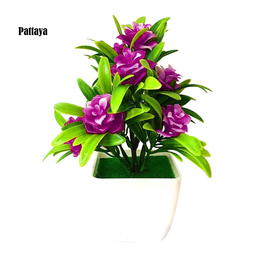 1 Cành Hoa Hồng Nhân Tạo Dùng Cho Trang Trí