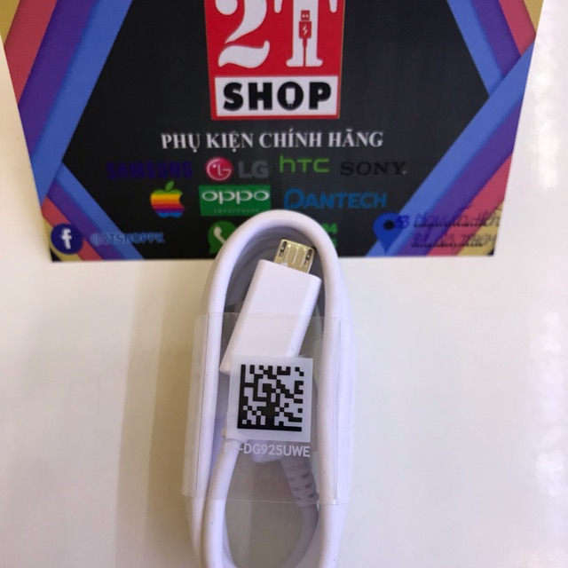 CÁP SS GALAXY S6/ S7/ A3/ A5... CHÍNH HÃNG, DÀI 1.2M, HỖ TRỢ CỔNG SẠC MICRO-USB