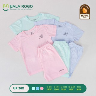 Bộ cộc cho bé uala rogo vải modal ur3611