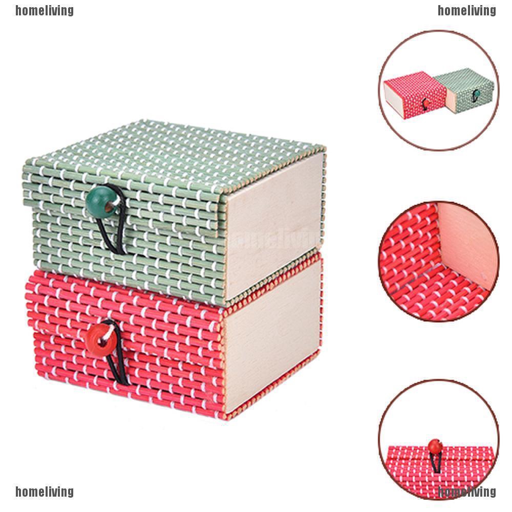 Hộp Đựng Trang Sức Bằng Gỗ Tre