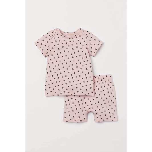 Set bé gái HM auth | 100% cotton | thấm hút mồ hôi