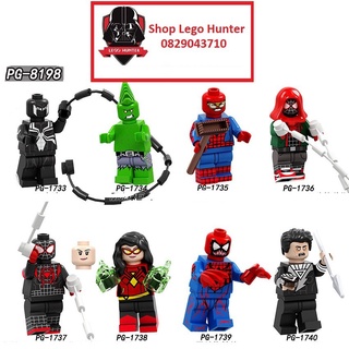 Xếp Hình Minifigures Marvel Superheroes mô hình lắp ráp Người nhện Spiderman PG 8198