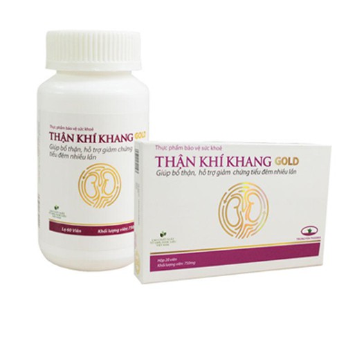 Thận Khí Khang Gold – Hỗ trợ lưu thông khí huyết và bổ thận dương, tăng cường chức năng thận, giảm tiểu đêm (20 viên)