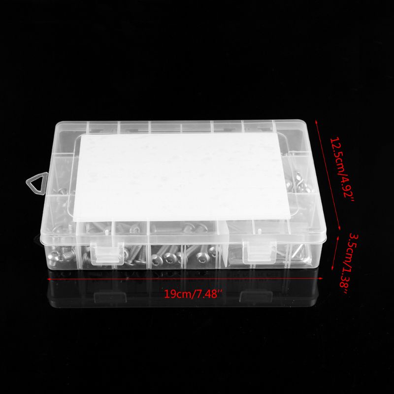 Set 625 Con Vít Đầu Lục Giác Bằng Inox 304 M2 M3 M4 M5 M6 Chuyên Dụng