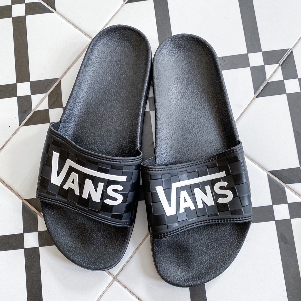 Dép vans chính hãng cho nam nữ, dép quai ngang thời trang