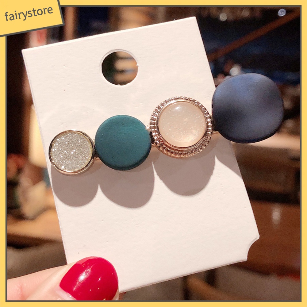 Kẹp Tóc Đính Đá Lấp Lánh Dành Cho Nữ