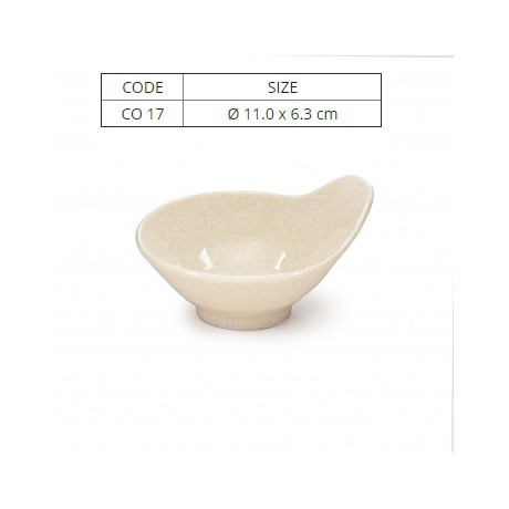 Chén Chấm Nhựa Melamine Vân Đá Kem Nhiều Size