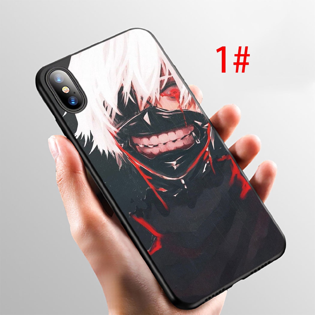 Ốp điện thoại hình hoạt hình Tokyo Ghoul cho iPhone XS Max XR 10 X 7 8 Plus 6s 5s