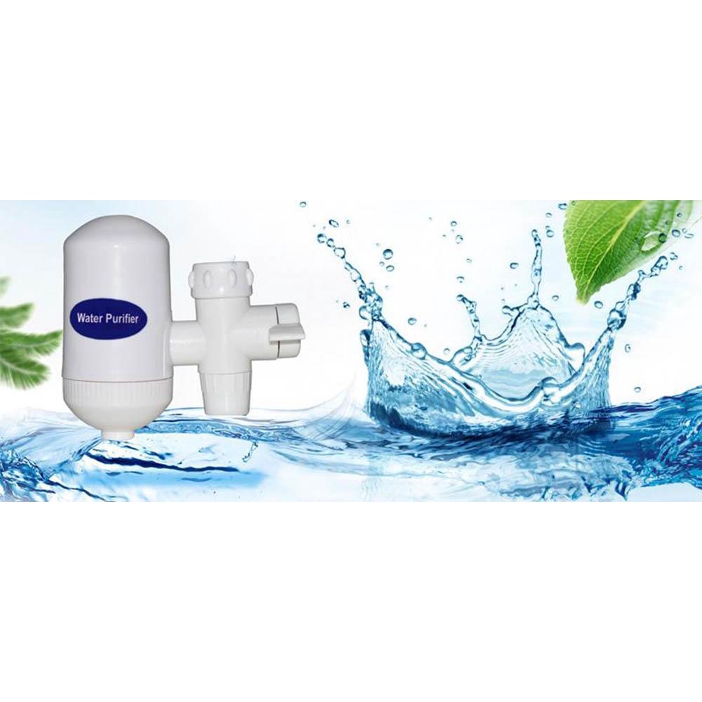 Đầu lọc nước tại vòi Water Purifier, Thiết bị lọc nước khử mùi, khử màu, khử tạp chất công nghệ đức- XẢ CUỐI NĂM