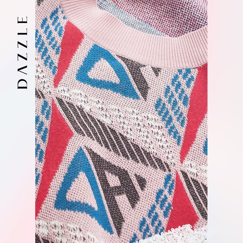 Áo len hoạ tiết Dazzle