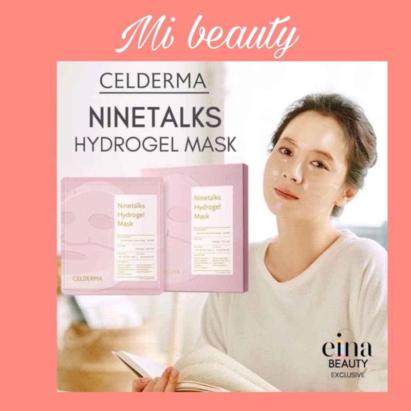 [Có Sẵn] [Date 2023] Mặt nạ thạch sinh học Celderma Ninetalks Hydrogel Mask