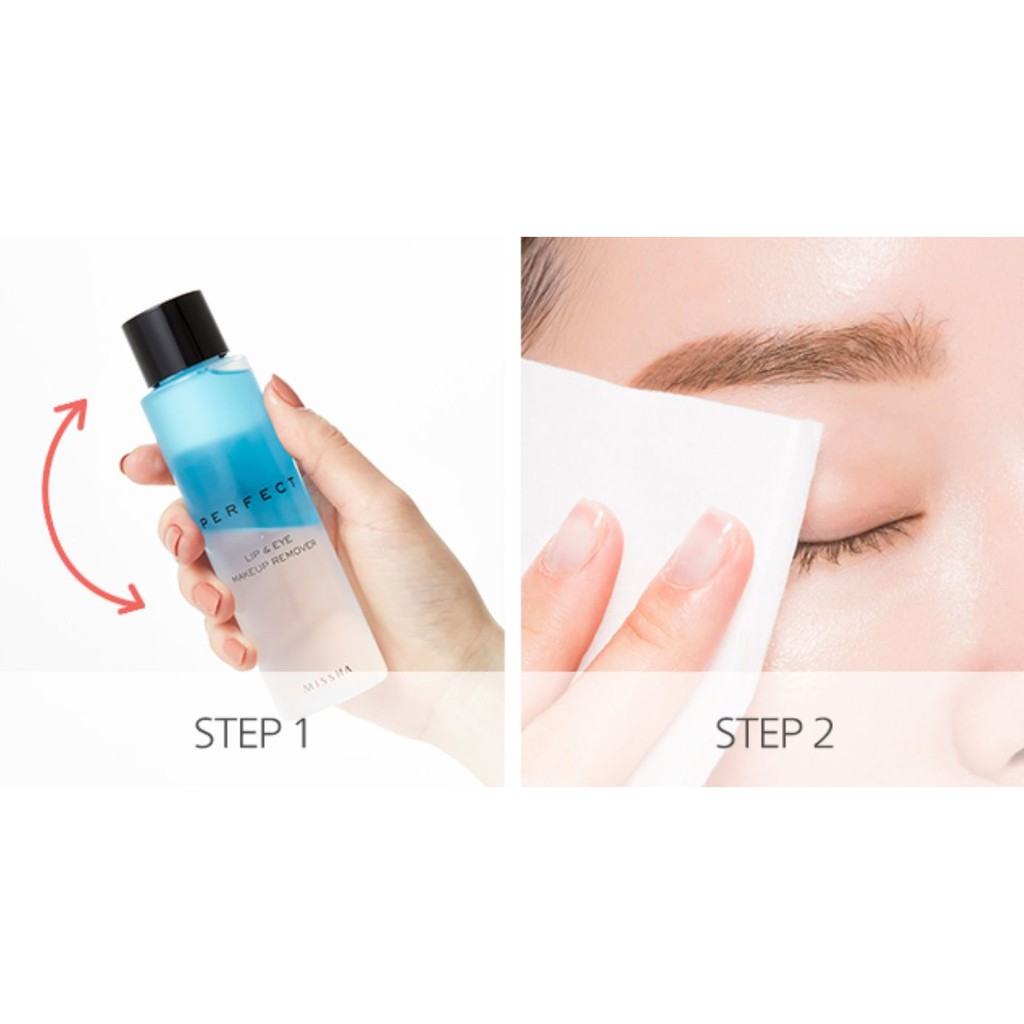 Nước tẩy trang mắt môi Missha Perfect Lip&amp;Eye Make Up Remover - CSTOREVN