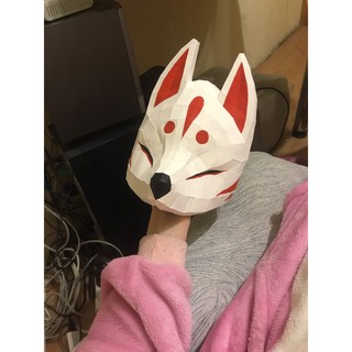 Mặt nạ Kitsune 2/3 _ Mô hình giấy