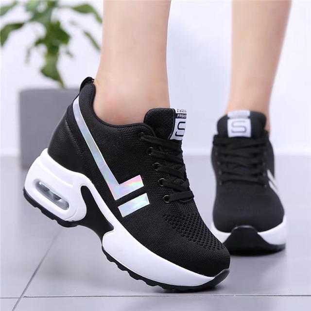 [ Sẵn 35] Giày thể thao đế độn thời trang 8cm